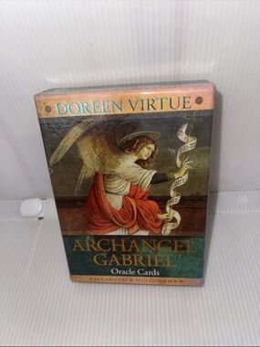 Doreen Virtue Archangel Gabriel Oracle 44 Card Deck & Guidebook CIB Complete Set